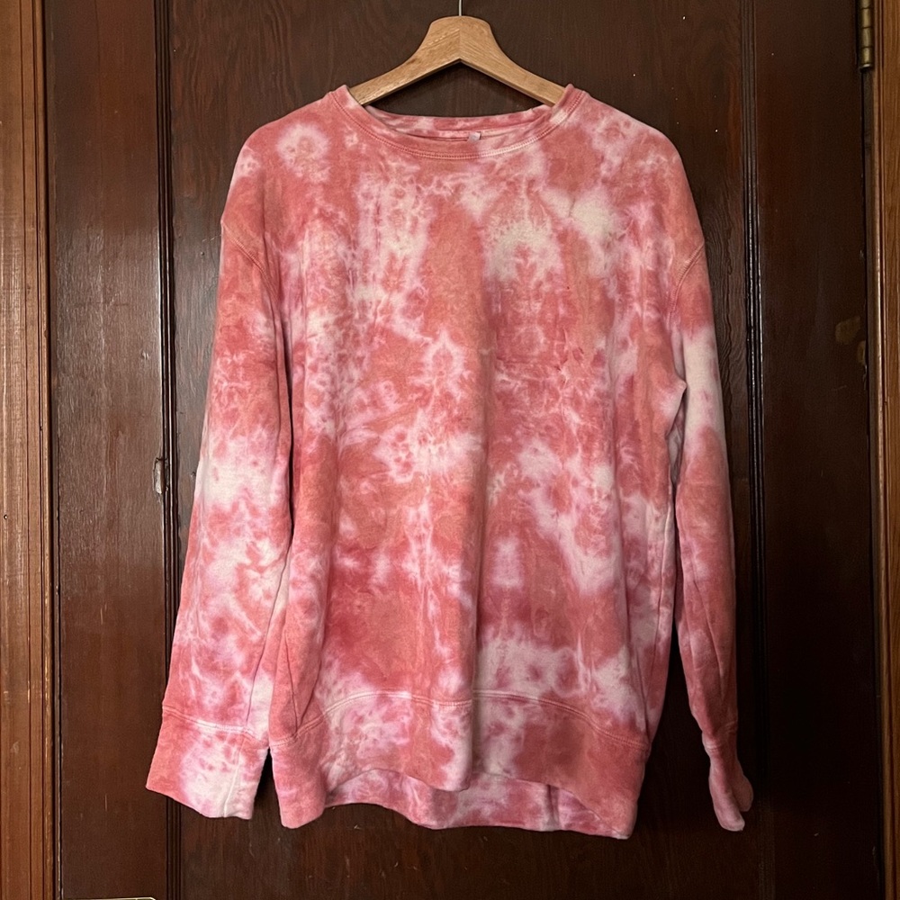 Jungmaven Pink Tie-Dye Sweatshirt